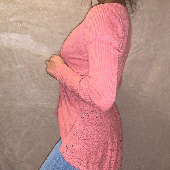 Dirty pink cardigan - Picture 3 of 4